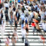 pedestrians, people, busy